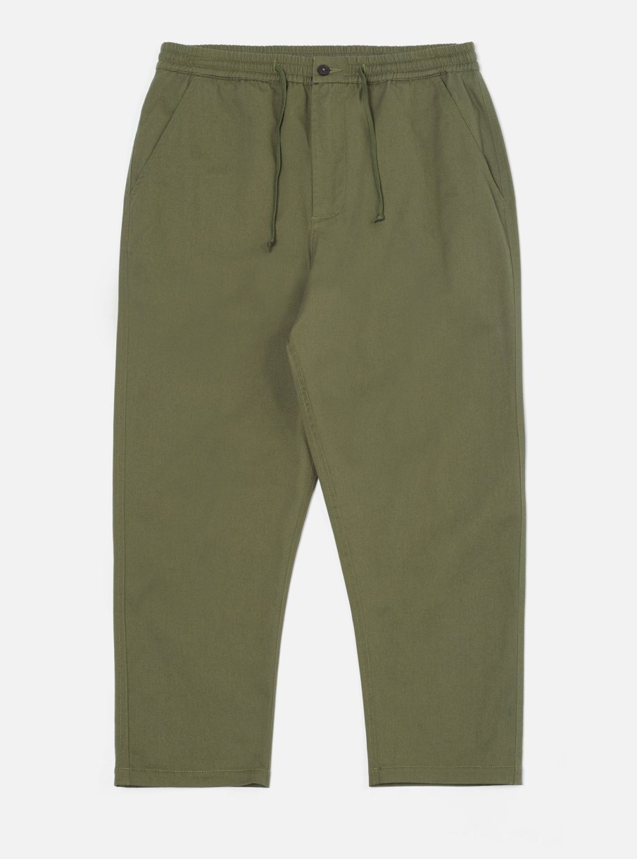 Best Universal Works Universal Works Hi Water Trouser In Light Olive Twill