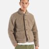 Wholesale Universal Works Universal Works Lancaster Jacket In Stone Alvar Fleece