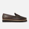 Clearance Yogi Yogi X Universal Works Rudy Ii In Dark Brown Tumbled Leather