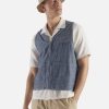 Best Universal Works Universal Works Marine Gilet In Indigo Chambray