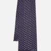 Online Universal Works Universal Works Short Scarf In Navy Dot Print