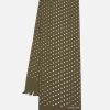 New Universal Works Universal Works Short Scarf In Olive Dot Print