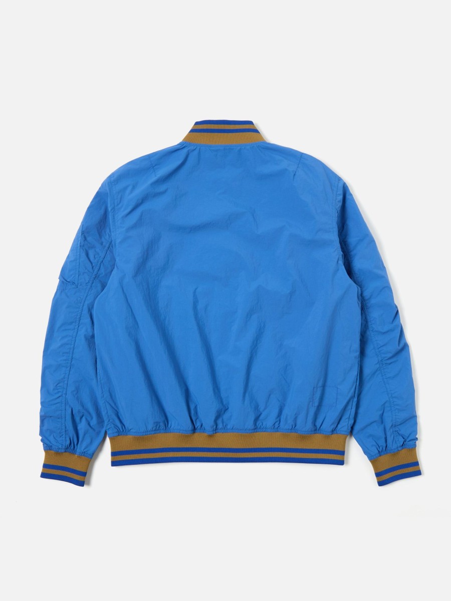 Best Universal Works Universal Works Ns Bomber Jacket In Turkish Sea Recycled Nylon