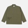 Wholesale Universal Works Universal Works Kyoto Work Jacket In Light Olive Twill