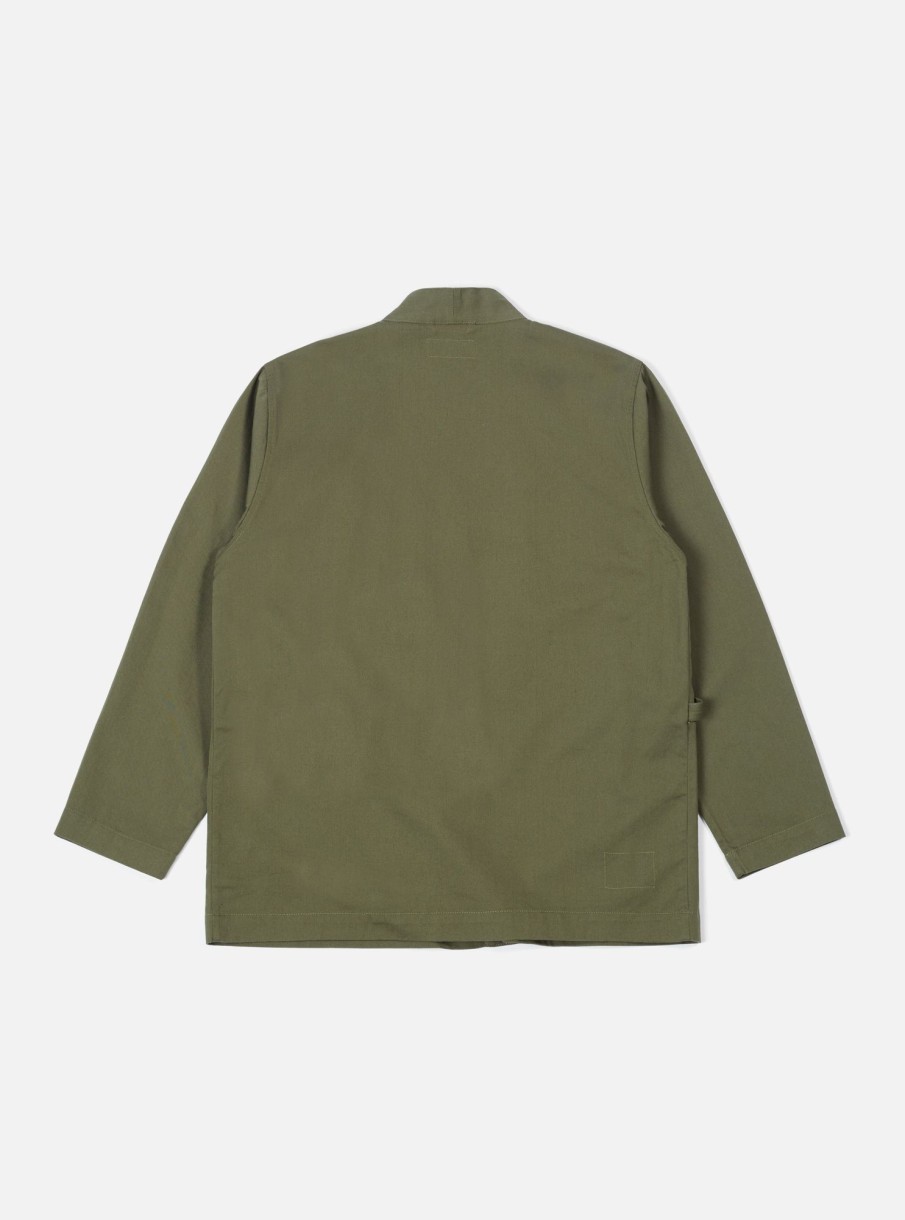 Wholesale Universal Works Universal Works Kyoto Work Jacket In Light Olive Twill