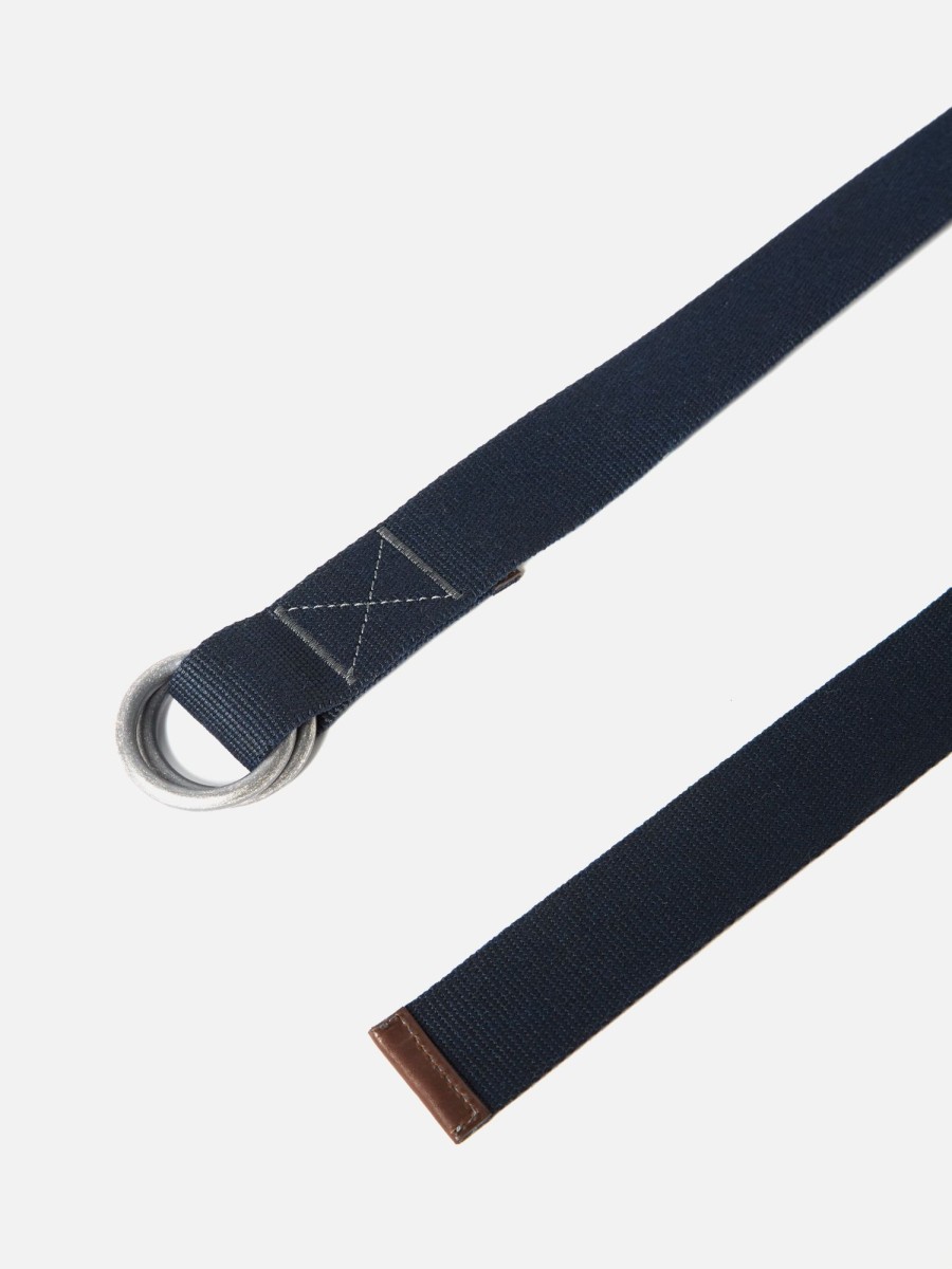 Wholesale Universal Works Universal Works 'O' Ring Belt In Navy Canvas