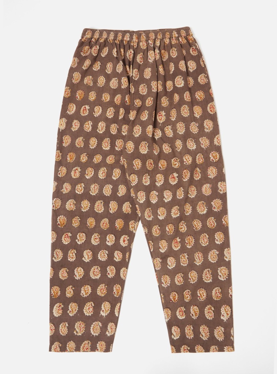 Online Universal Works Universal Works Pyjama In Light Brown Kalamkari Print