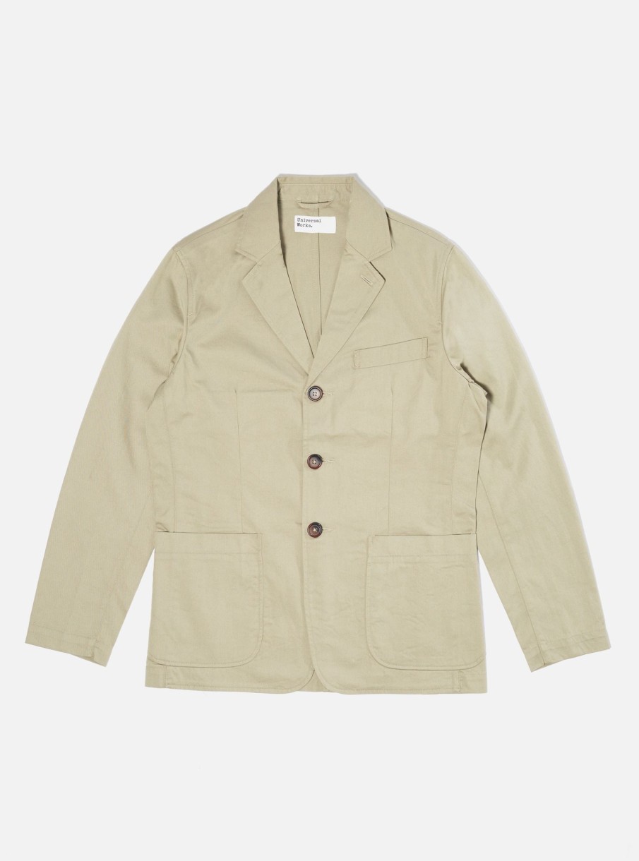 Hot Universal Works Universal Works London Jacket In Stone Twill