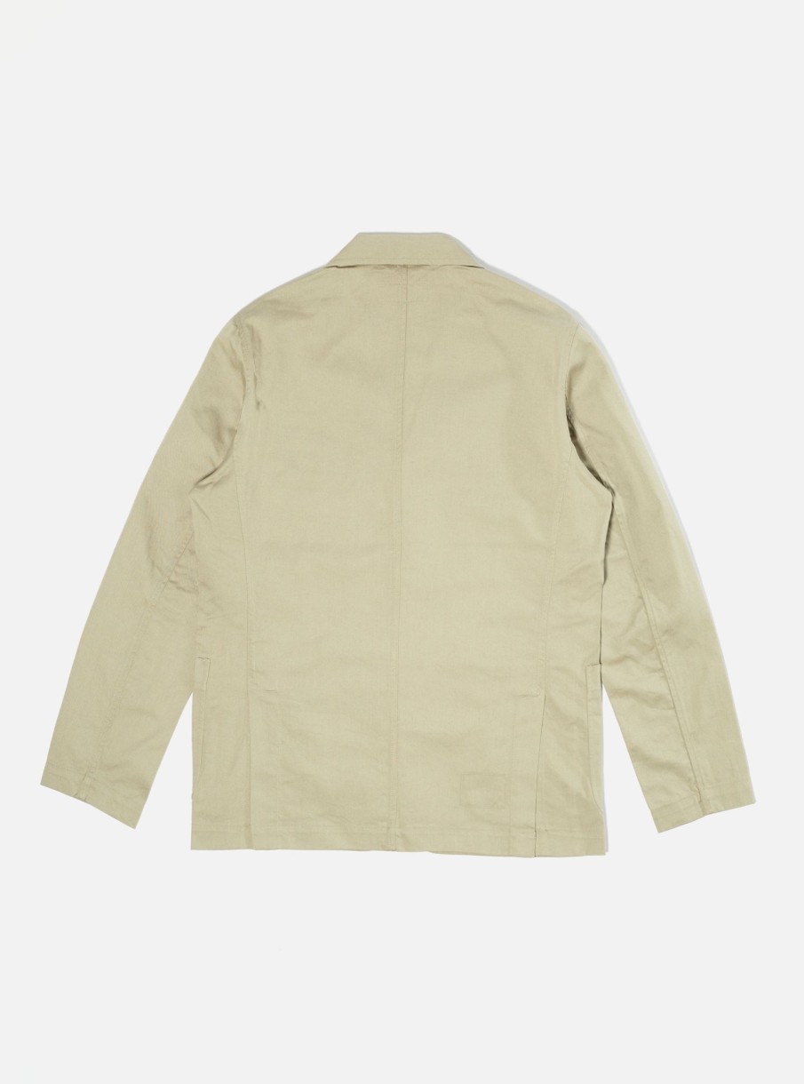 Hot Universal Works Universal Works London Jacket In Stone Twill