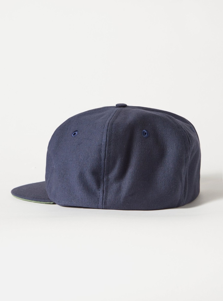 Best Universal Works Universal Works Cricket Cap In Navy Canvas