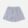 New Universal Works Universal Works Boxer Short In Blue Classic Stripes