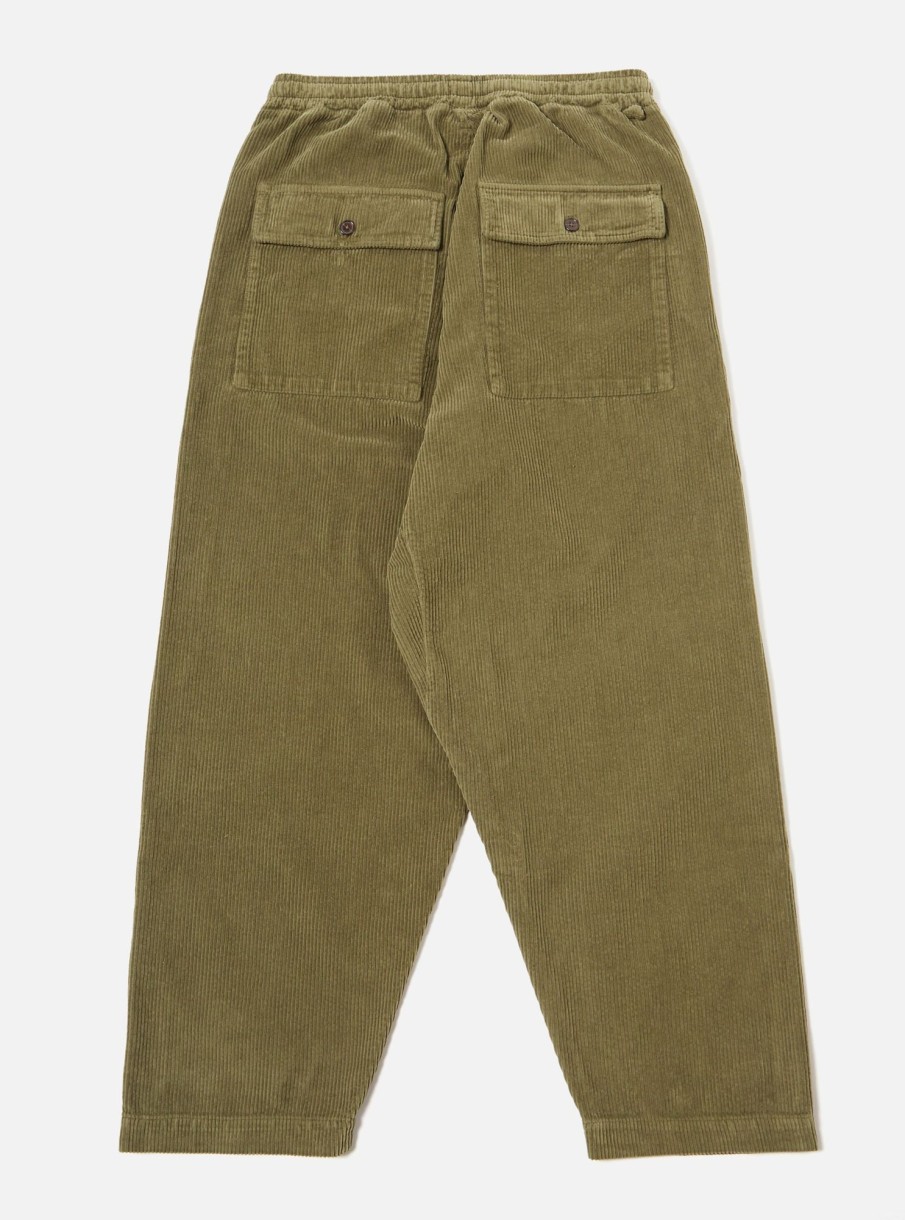 Best Universal Works Universal Works Braga Pant In Olive 6 Wale Corduroy