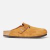 New Birkenstock Birkenstock Soft Footbed Boston In Mink Suede