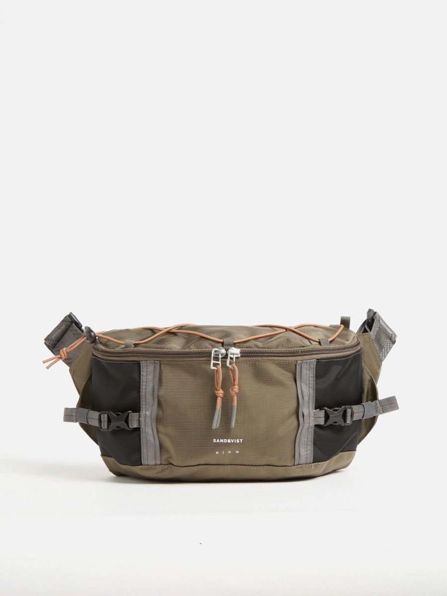 Online Sandqvist Sandqvist Allterrain Hike Crossbody Bag In Multi Brown Recycled Nylon