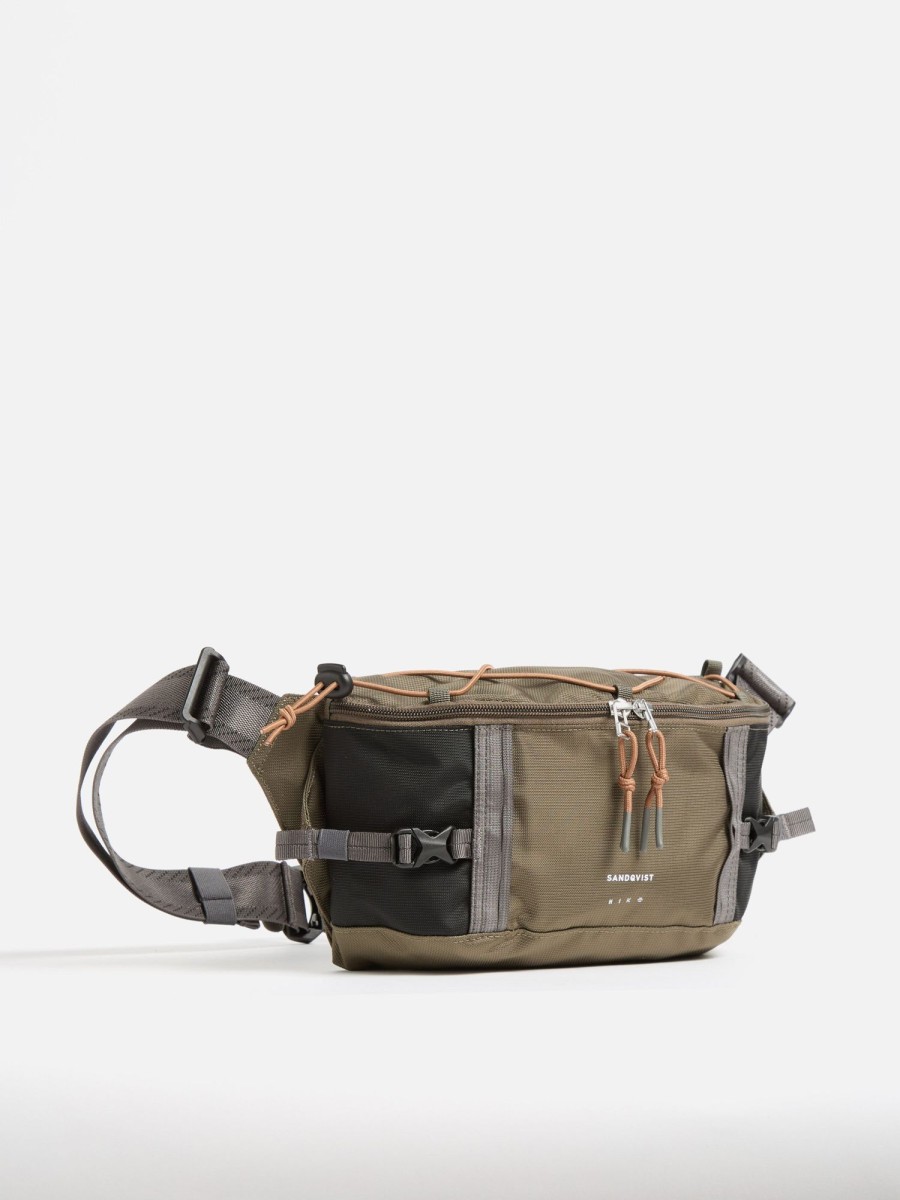 Online Sandqvist Sandqvist Allterrain Hike Crossbody Bag In Multi Brown Recycled Nylon