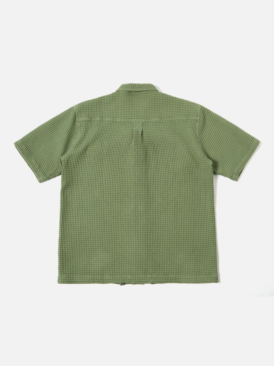 Hot Universal Works Universal Works Tech Overshirt In Birch Pike Waffle