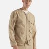 New Universal Works Universal Works Parachute Liner Jacket In Sand Recycled Poly Tech