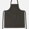 Wholesale Universal Works Universal Works Apron In Black Selvedge Denim