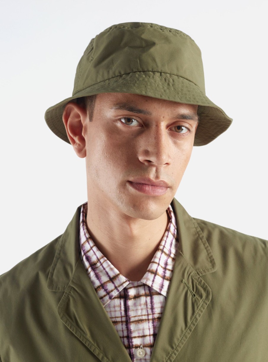 Online Universal Works Universal Works Beach Hat In Olive Recycled Poly Tech