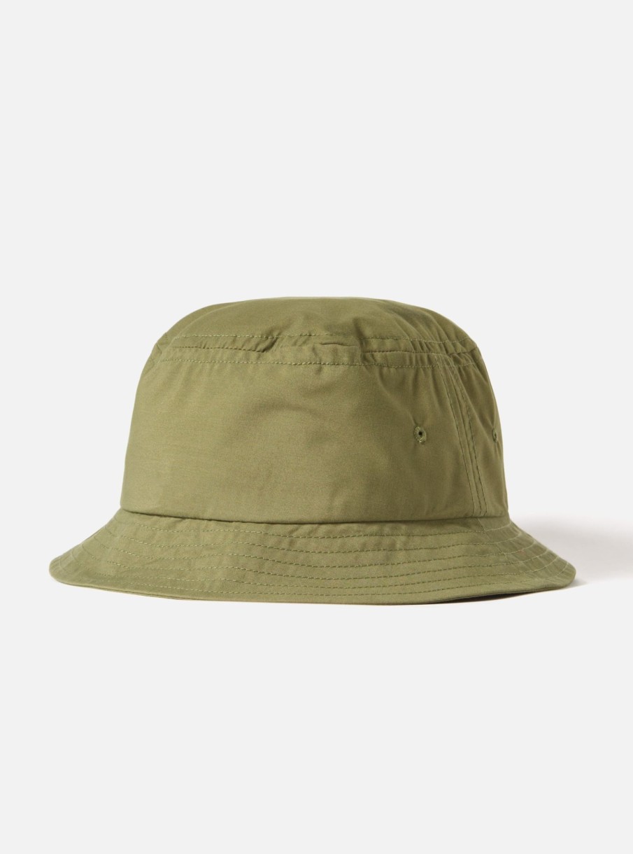 Online Universal Works Universal Works Beach Hat In Olive Recycled Poly Tech