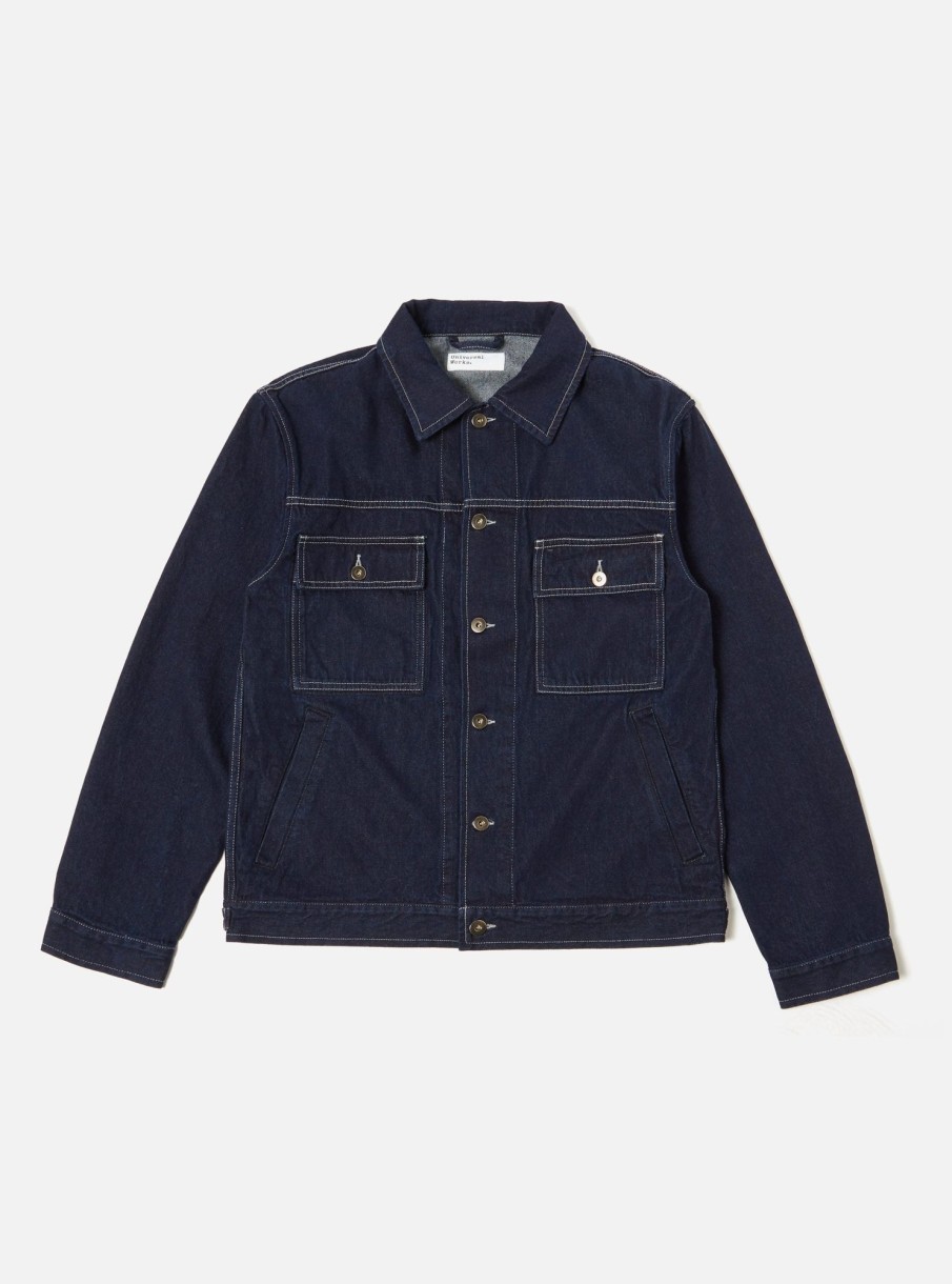 Online Universal Works Universal Works Trucker Jacket In 11Oz Indigo Denim