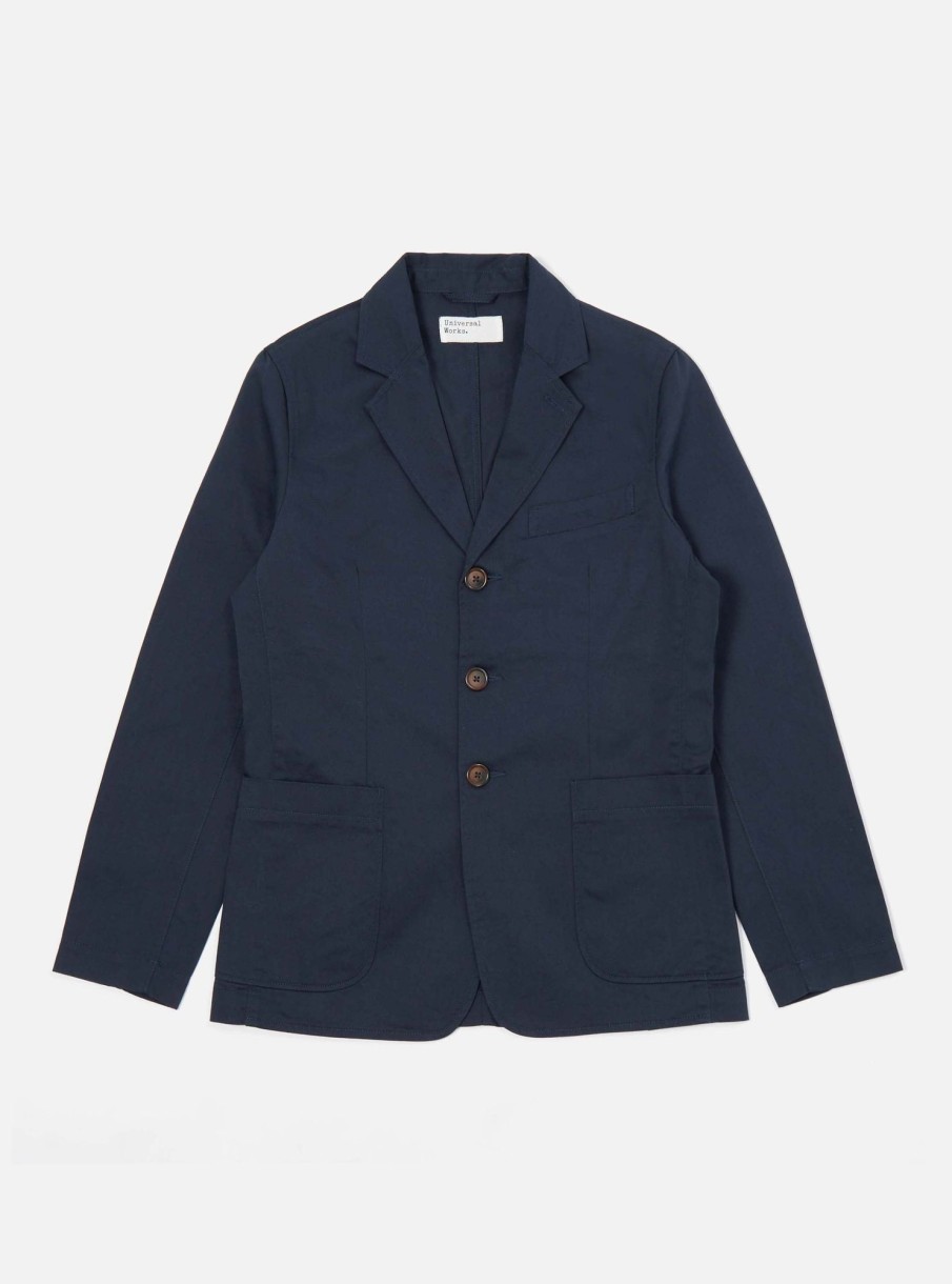 Wholesale Universal Works Universal Works London Jacket In Navy Twill