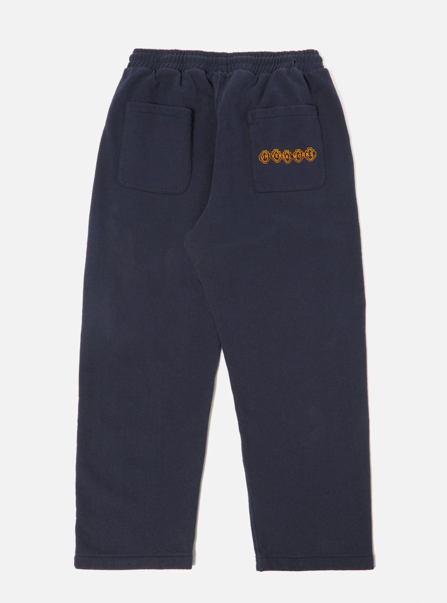 Best Universal Works Universal Works Oxford Track Pant In Navy Dry Handle Brushback