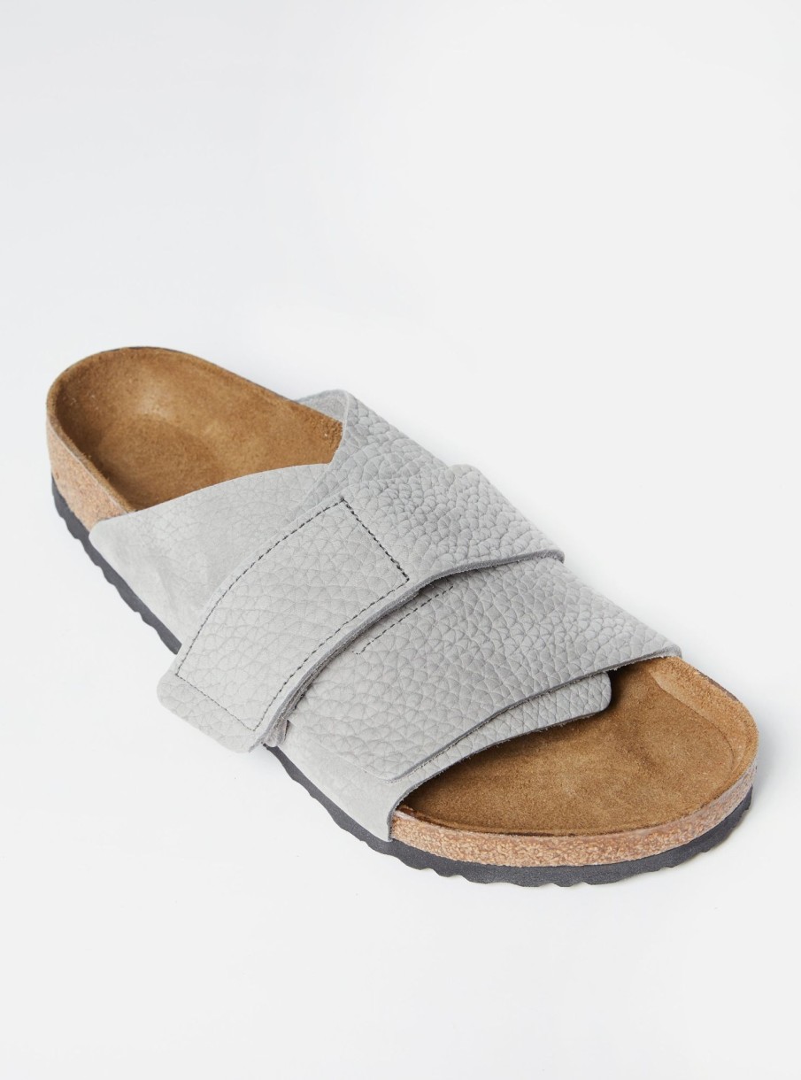 Clearance Birkenstock Birkenstock Kyoto In Whale Grey Nubuck Leather