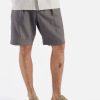 Online Universal Works Universal Works Pleated Track Short In Grey Marl Tropical Suiting