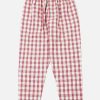 New Universal Works Universal Works Pyjama In Red Cotton Check