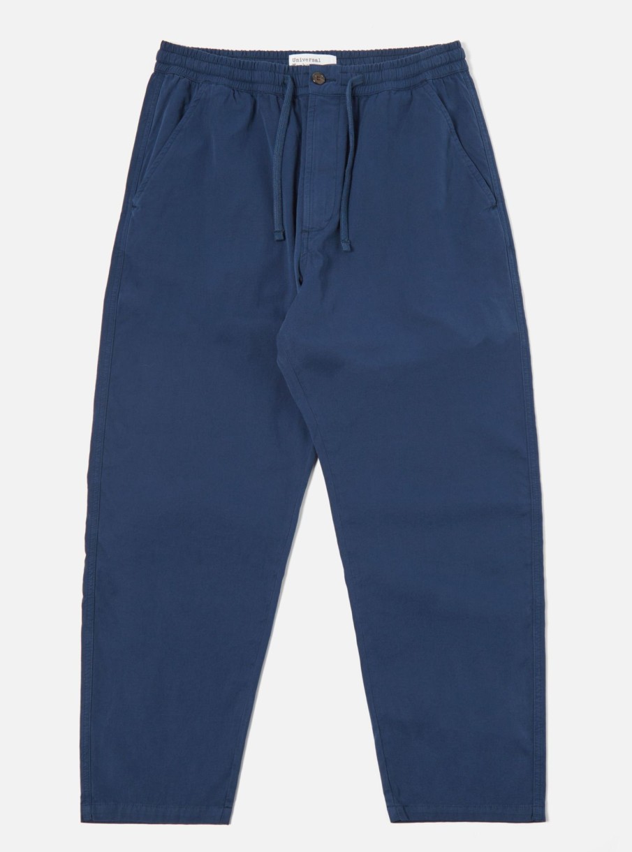 Wholesale Universal Works Universal Works Hi Water Trouser In Navy Summer Canvas