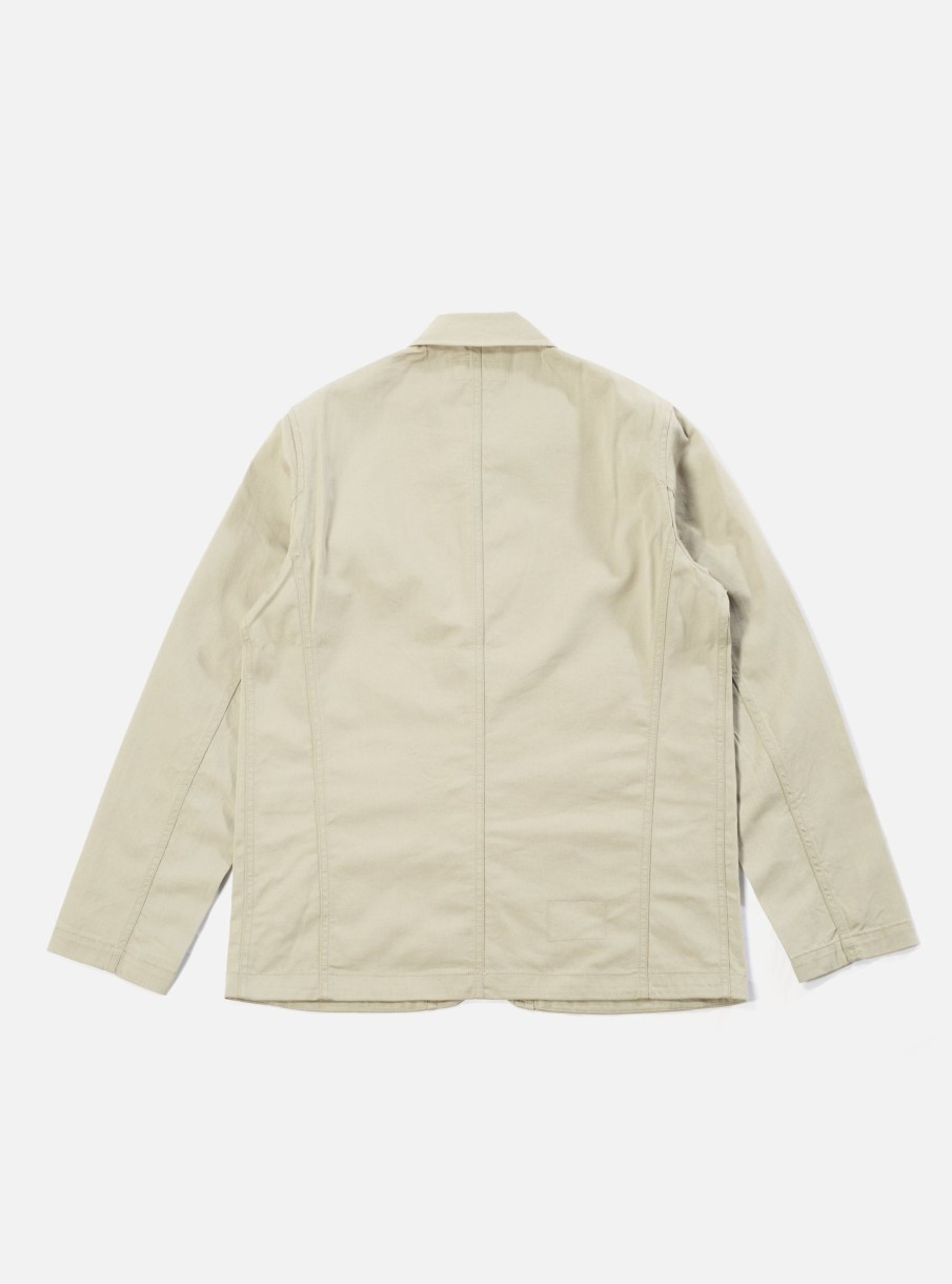 New Universal Works Universal Works Bakers Jacket In Stone Twill