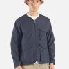 Wholesale Universal Works Universal Works Parachute Liner Jacket In Navy Recycled Poly Tech