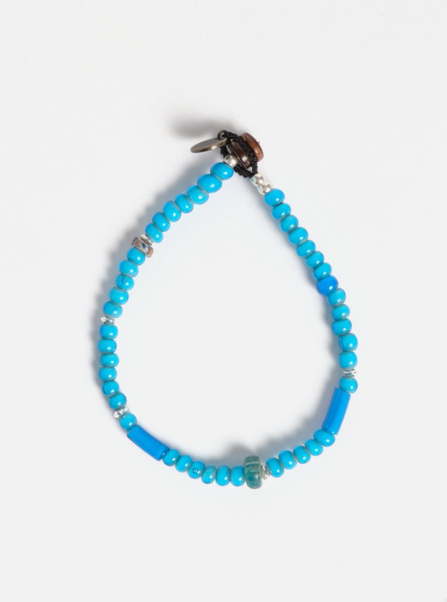 Hot Mikia Mikia Bracelet In Blue & White Hearts