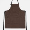 Online Universal Works Universal Works Apron In Brown Byron Twill