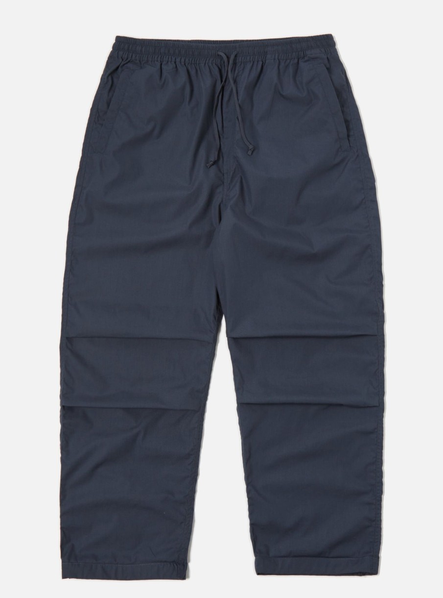 Online Universal Works Universal Works Parachute Pant In Navy Recycled Poly Tech