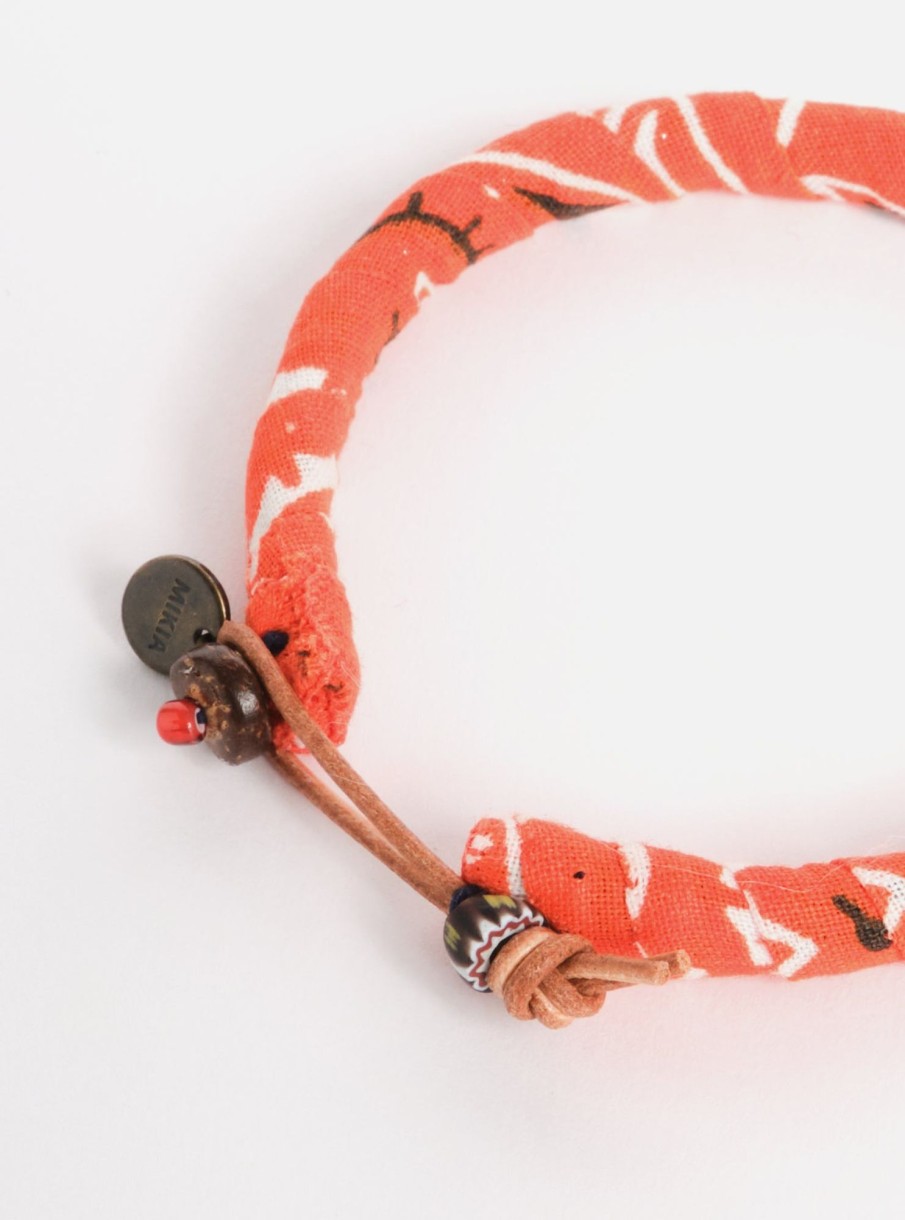 Online Mikia Mikia Bracelet In Orange Bandana