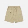 Best Universal Works Universal Works Pleated Track Short In Stone Twill