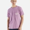 Hot Universal Works Universal Works Print Pocket Tee In Lilac Organic Jersey