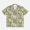 Hot Universal Works Universal Works Road Shirt In Olive Organic Jungle Print