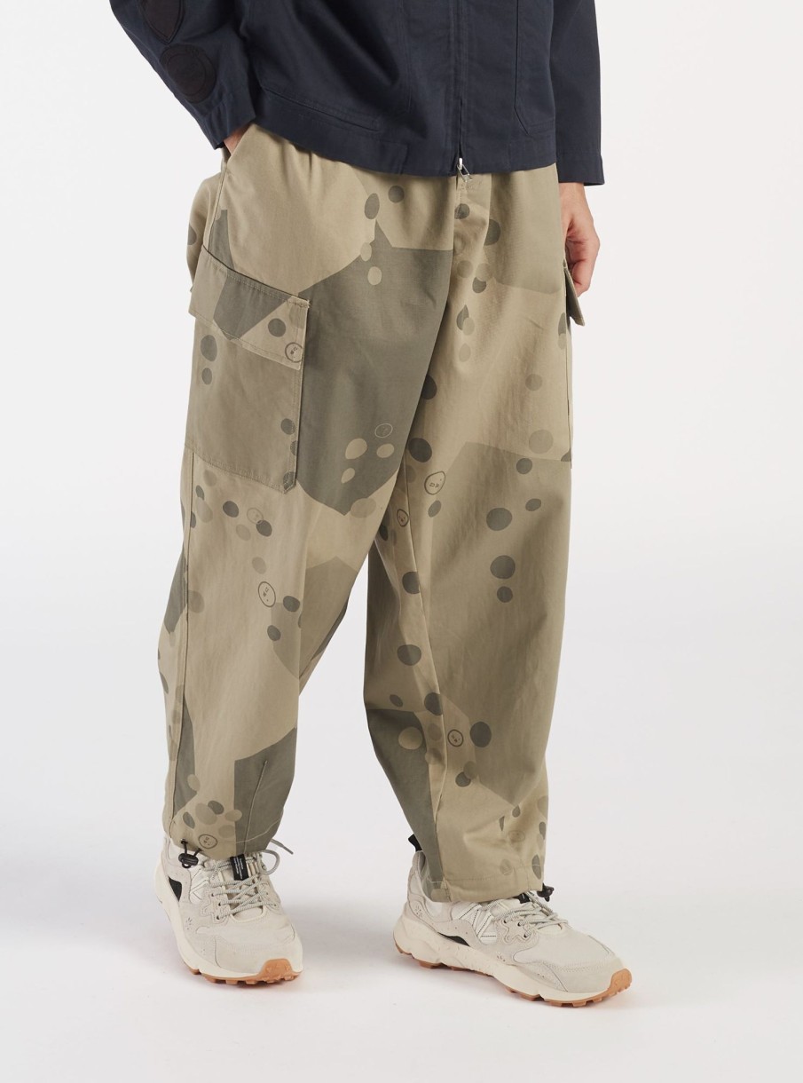 Clearance Universal Works Universal Works Loose Cargo Pant In Stone Uw. Camo Twill