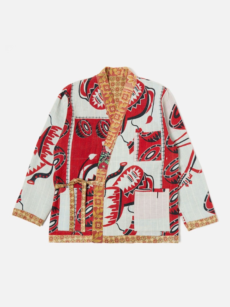 Best Universal Works No. 2 - Universal Works Reversible Kyoto Work Jacket In Kantha Quilt - Xl.