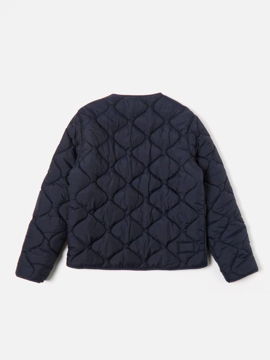 Clearance Universal Works Universal Works Liner Jacket In Navy Diamond Quilt