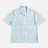 Online Universal Works Universal Works Road Shirt In Sky Tipzzi Stripe