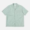 Hot Universal Works Universal Works Minari Shirt In Green Classic Stripes