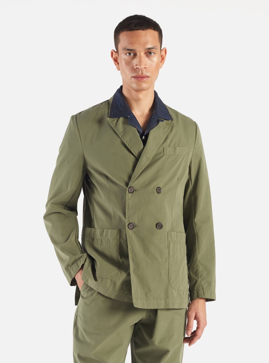 Best Universal Works Universal Works Manor Jacket In Birch Summer Canvas