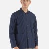 Wholesale Universal Works Universal Works Bakers Overshirt In Navy Organic Fine Poplin