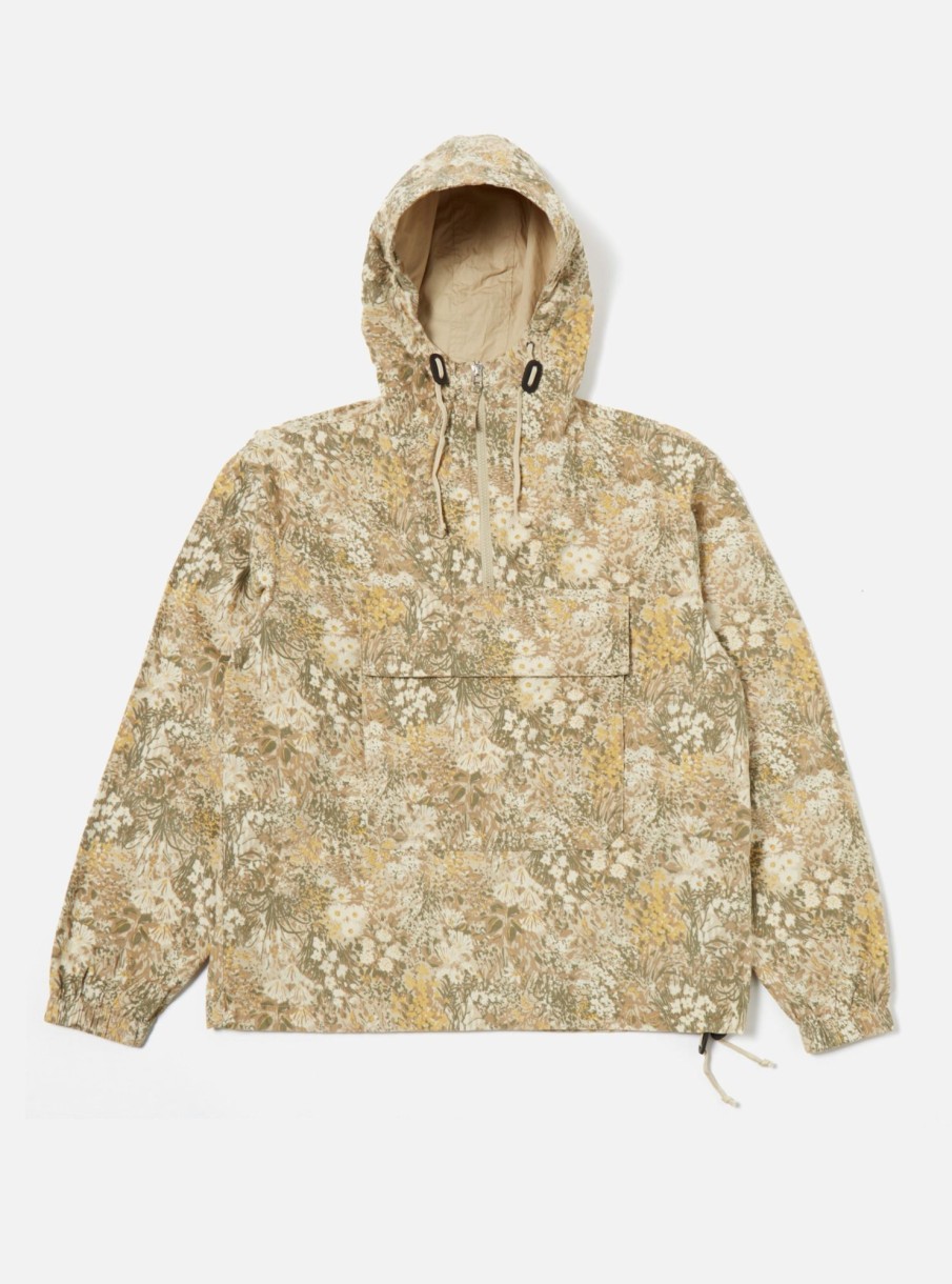 Hot Universal Works Universal Works Pullover Anorak In Sand Garden Cord