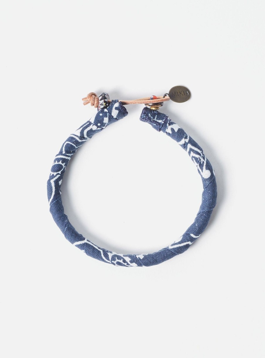 New Mikia Mikia Bracelet In Navy Bandana