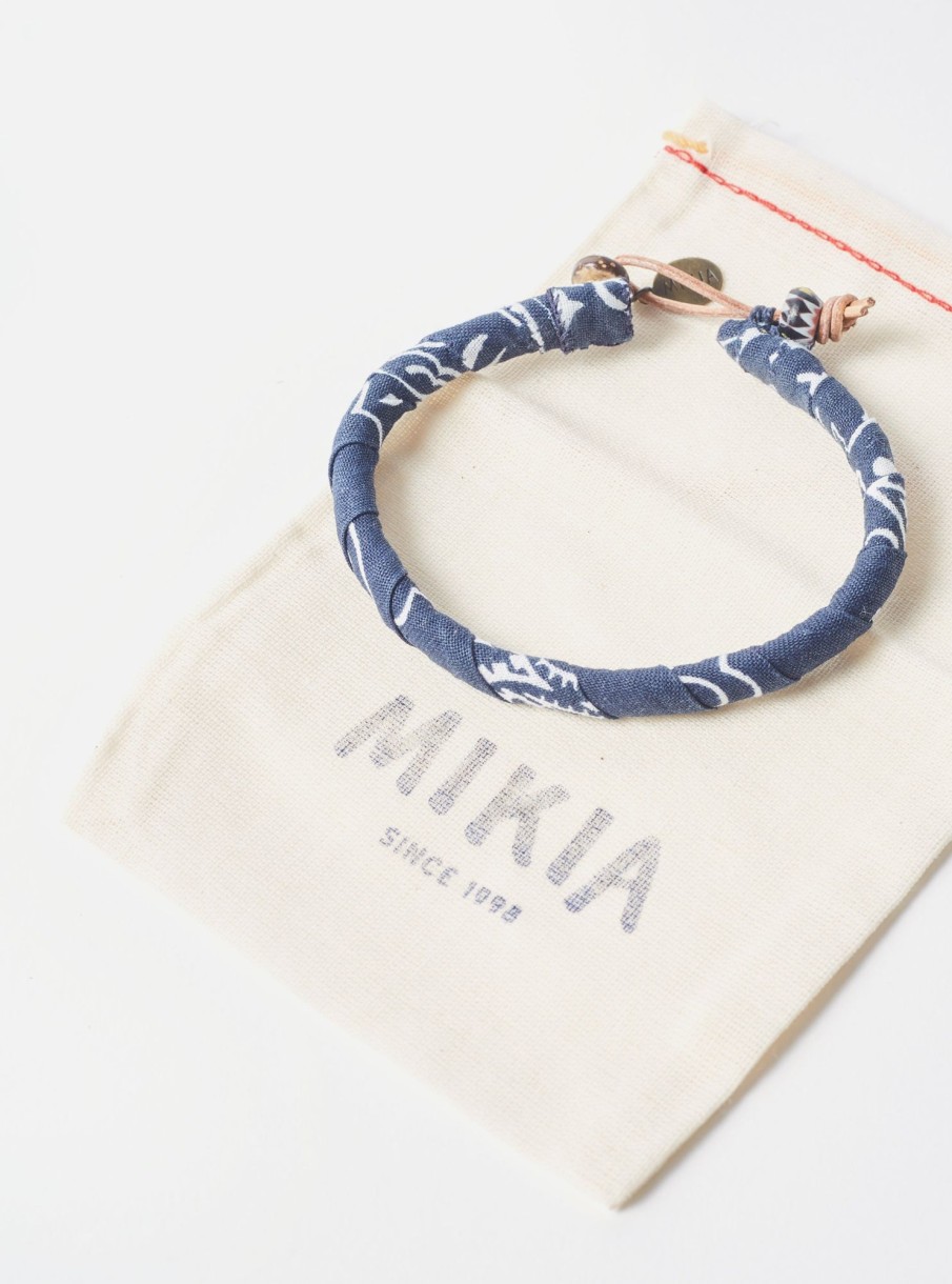 New Mikia Mikia Bracelet In Navy Bandana